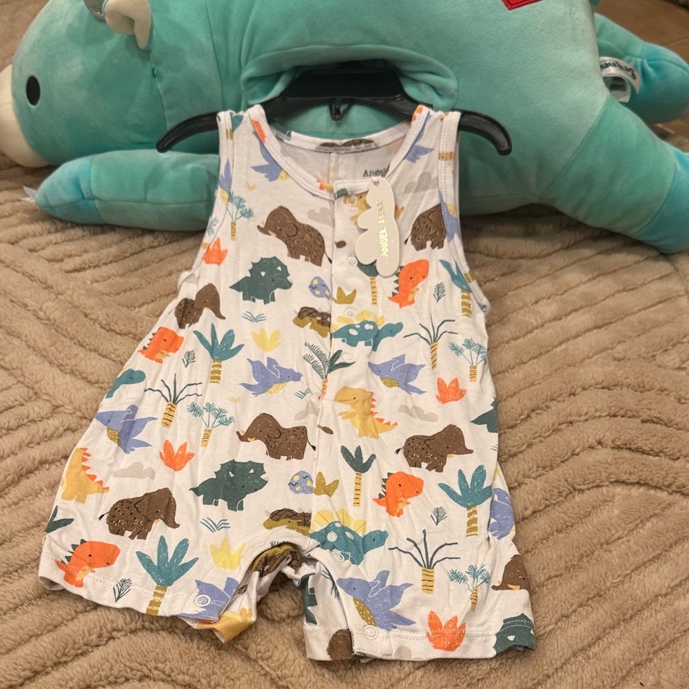 Angel Dear Multicolor Dinosaur One Piece